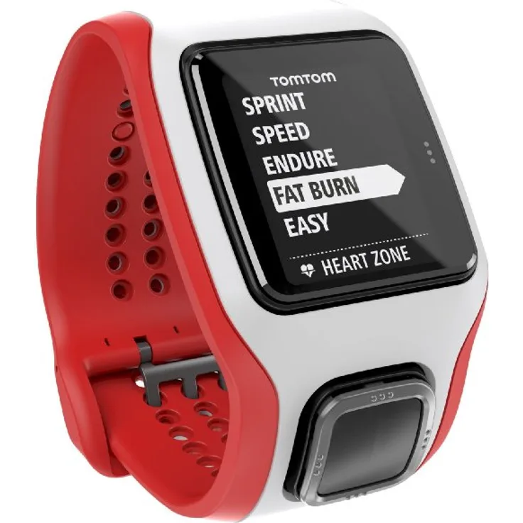 TomTom Runner Cardio GPS Rot/Weiß