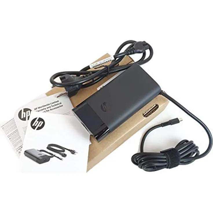 HP USB-C - Netzteil - Wechselstrom 115/230 V - 90 Watt - für Elite x2, EliteBook 1040 G4, EliteBook x360, MX12, Pro x2, ProBook 640 G4, 645 G4, 650 G4