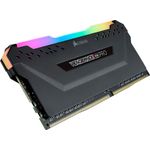 Corsair Vengeance RGB PRO 16GB (1x16GB) DDR4 3600 (PC4-28800) C18 Arbeitsspeicher, AMD Ryzen optimiert schwarz