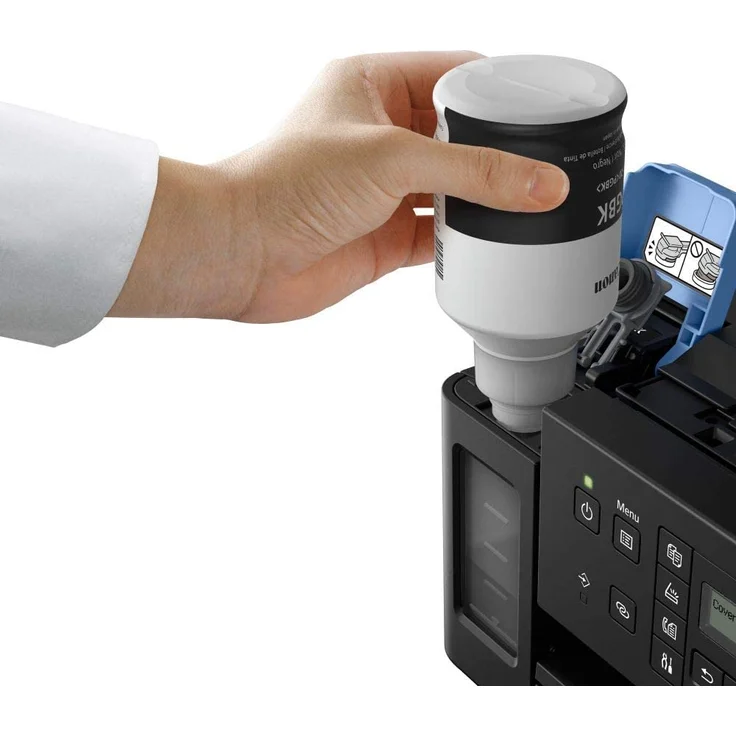 Canon PIXMA G7050 (4-in-1) Multifunktionsdrucker - (Tintenstrahl) Farbe, Druckgeschwindigkeit: 13 s/w, 6,8 Farbe, Auflösung: 4800 x 1200, USB, LAN, WLAN, Mobile Print (3114C006) – Bild 3
