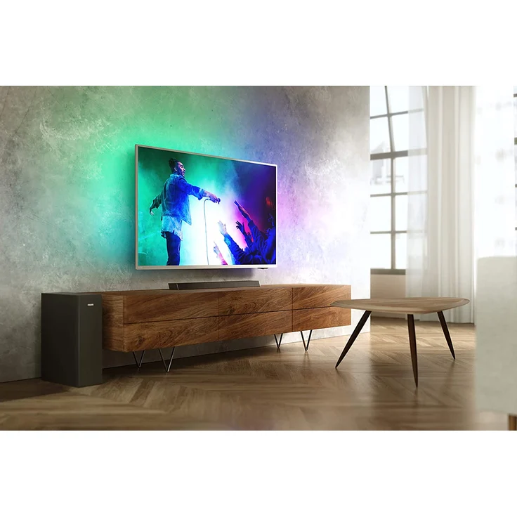Philips TAB6305/10 2.1 Soundbar mit Subwoofer, kabellos, geeignet für TV, schwarz – Bild 4