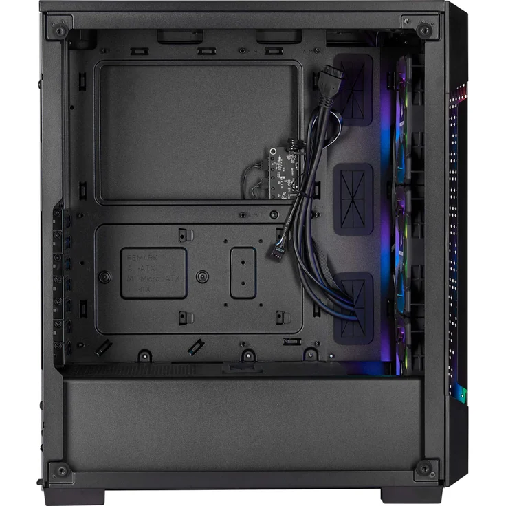 Corsair iCUE 220T RGB Airflow Gehärtetes Glas Mid-Tower ATX Smartes Gaming Gehäuse, schwarz – Bild 5