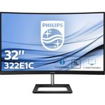 Philips 322E1C 80 cm (31,5 Zoll) Curved Gaming Monitor (HDMI, DisplayPort, 1920x1080, 75Hz, 4 ms Reaktionszeit, FreeSync) schwarz