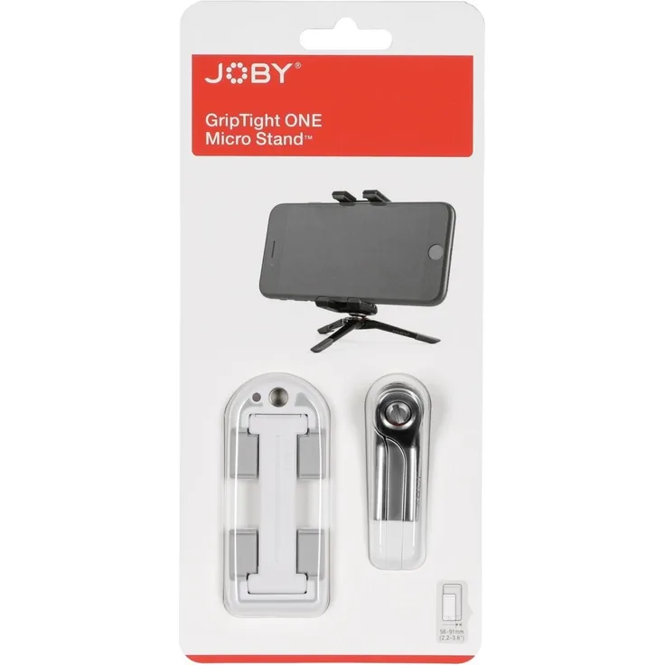 Joby JB01493-0WW GripTight ONE Micro Standfuß faltbarer Universal-Handy-Halter (extrem kompakter, geeignet für Smartphones-iPhone) weiß