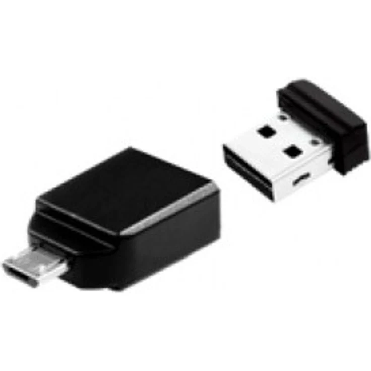 Verbatim Store 'n' Stay Nano mit Micro USB-Adapter 32GB (49822)
