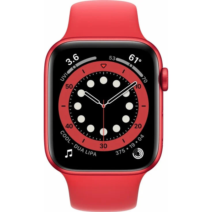 Apple Watch Series 6 Smartwatch GPS, 44mm, Aluminiumgehäuse PRODUCT(RED), Sportarmband PRODUCT(RED) - Preisvergleich – Bild 2