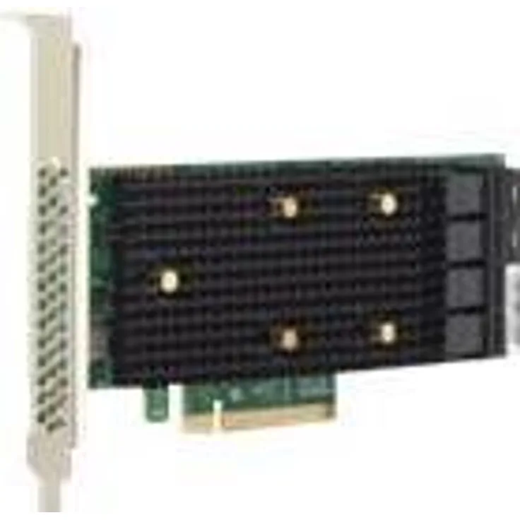 Broadcom HBA 9500-16i Tri-Mode Speichercontroller, 16 Kanäle, SATA 6 Gb-s, SAS 12 Gb-s, PCIe 4.0 (NVMe), PCIe 4.0 x8