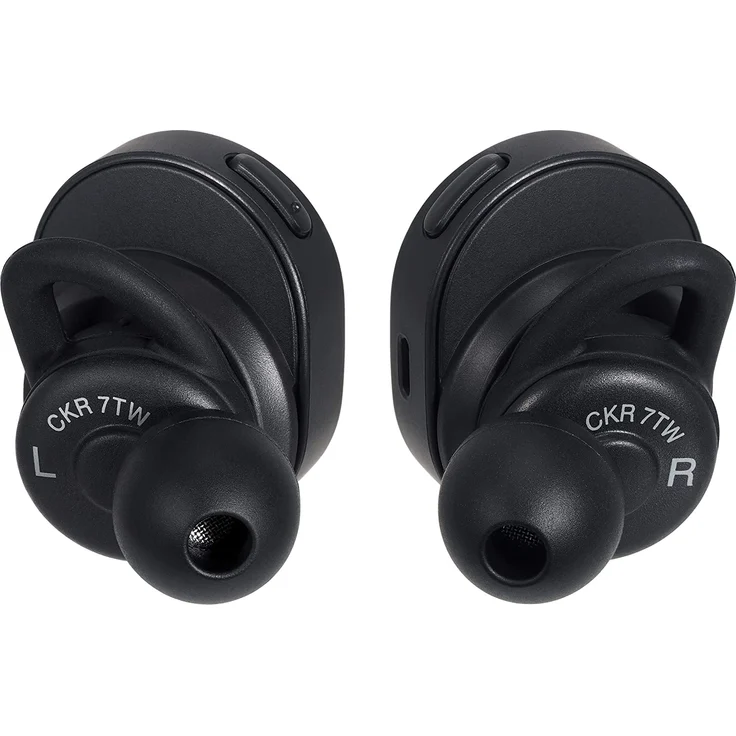 Audio-Technica ATH-CKR7TW In-Ear Kopfhörer, mit Bluetooth, Mikrofon, schwarz – Bild 3