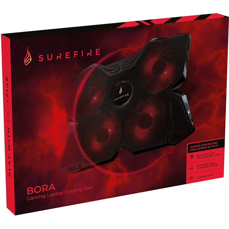 SureFire Bora Gaming Laptop Cooling Pad (12 - 17 Zoll) Lüfter bis 1200 U/min – Bild 6