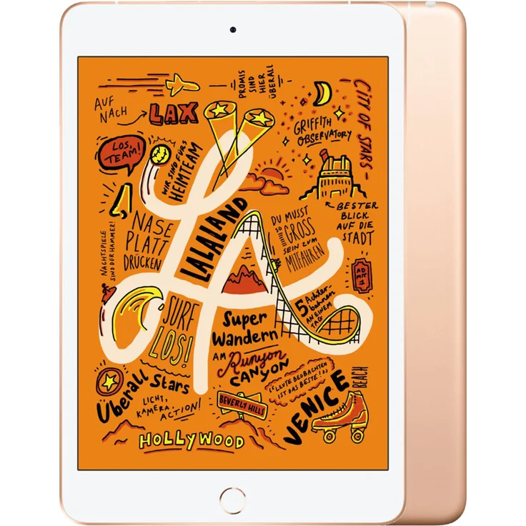 Apple iPad Mini (2019) WiFi Quad-HD-Auflösung 7,9 Zoll, WiFi-Tablet, Hexa-Core, 3 GB RAM, 64 GB Speicher, iOS (Update auf iPadOS), Gold (MUQY2FD/A) – Bild 2