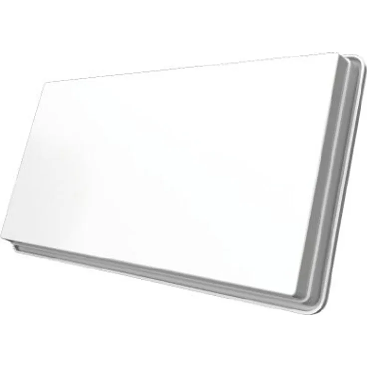 STRONG SlimSat SA 61 Single Satelliten Flachantenne [integrierter LNB, SAT, für 1 Teilnehmer, inklusive Halterung, Antenne, Satschüssel] weiß