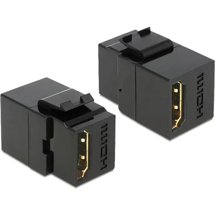 DELOCK Keystone Modul HDMI Buchse > HDMI Buchse schwarz