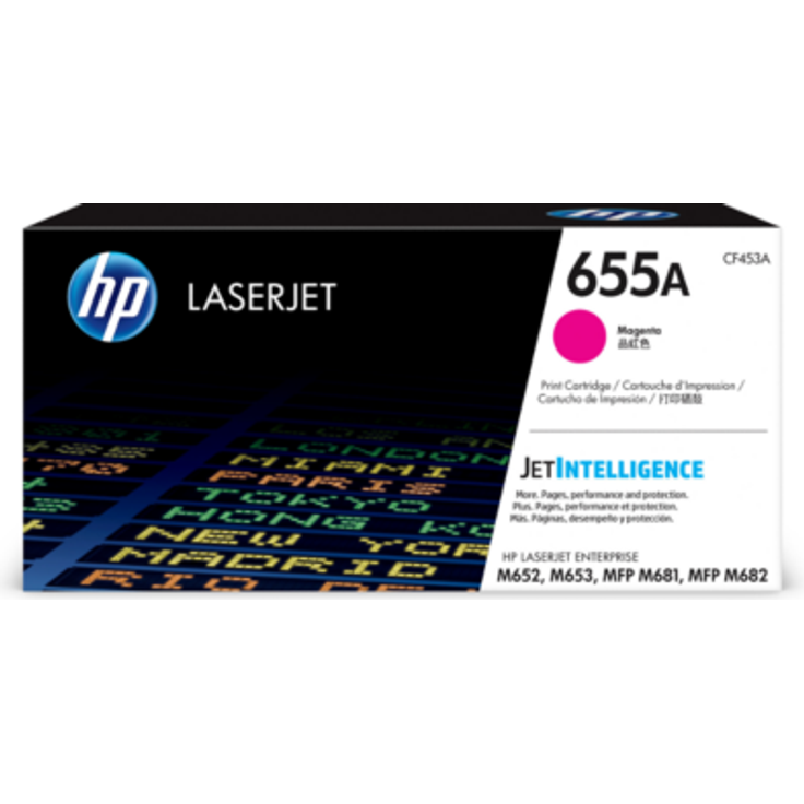 HP 655A Original Tonerpatrone magenta ca. 10.500 Seiten CF453A