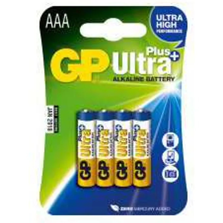 GP Akku Alkaline (AAA, Micro, LR 03, 1,5V)