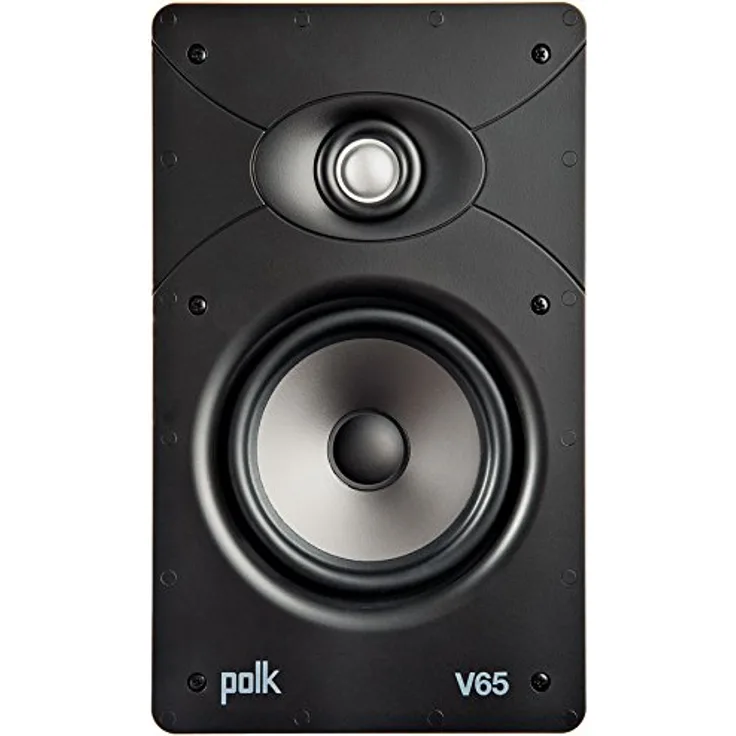Polk Audio V 65 Rechteckiger Hochleistungs-Einbaulautsprecher, Weiß