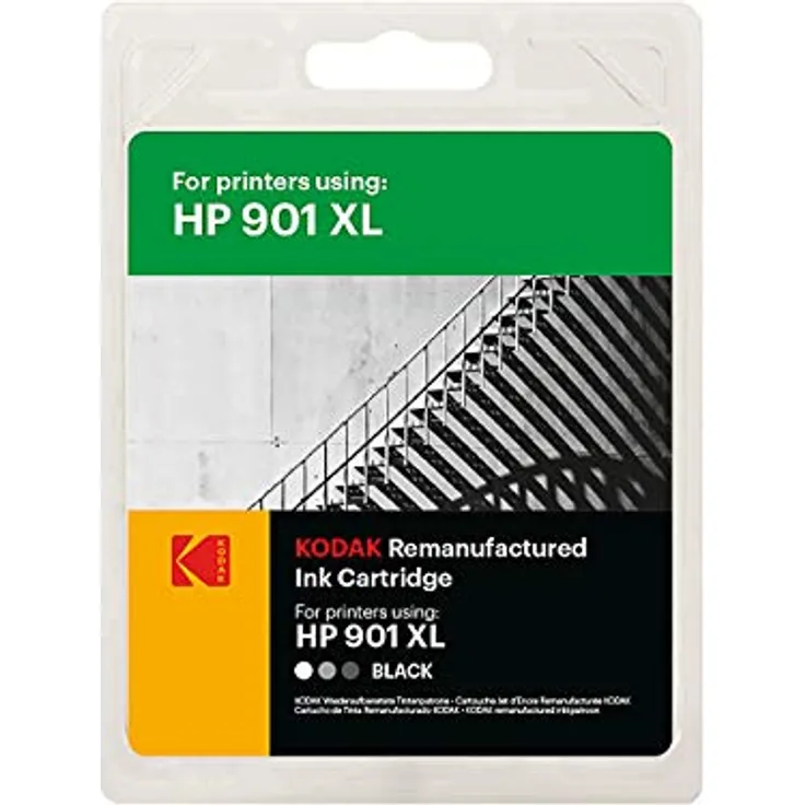 Kodak Supplies 185H090130 passend für HP OJ4500 Tinte schwarz kompatibel zu HP901XL-CC654AE 700 Seiten 20ml