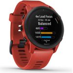 Garmin Forerunner 745 Smartwatch GPS, Unisex, 43,8mm, Silikonarmband, Magmarot