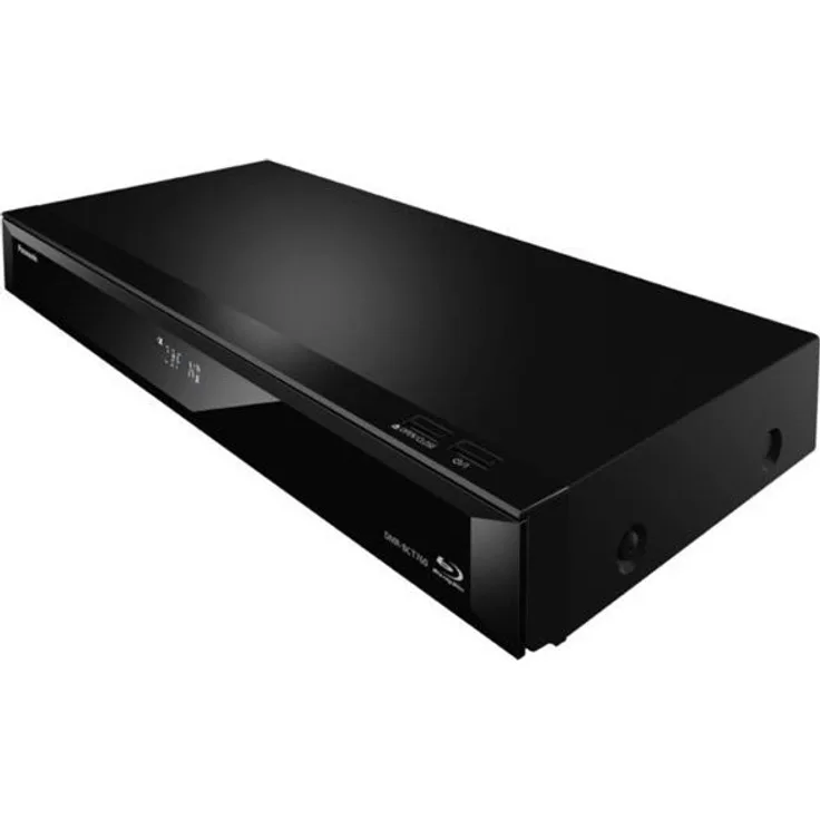 Panasonic DMR-BST760EG Blu-ray Recorder (500GB HDD, Wiedergabe von Blu-ray Discs, 2x DVB-S2-S2 Tuner, 2x DiSEqC, Vers. 2.0, schwarz)