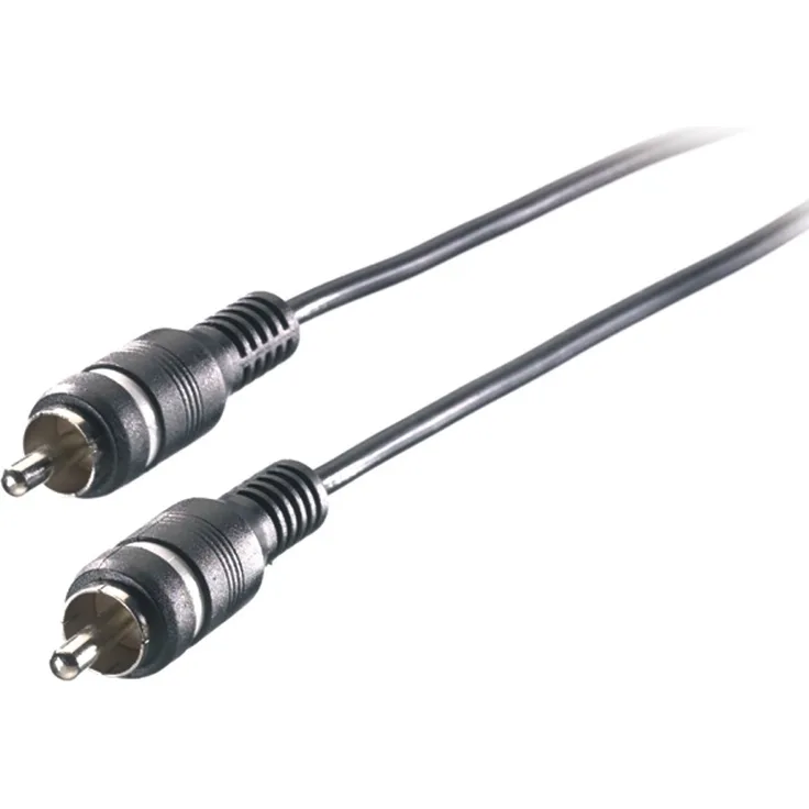 Cinch Verbindung 1-Fach 10m Schwarz