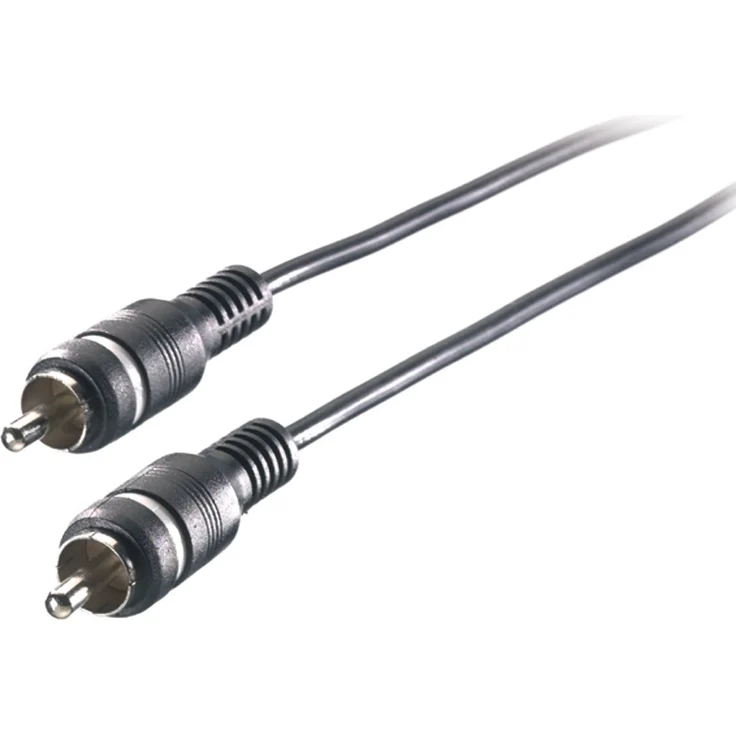 Cinch Verbindung 1-Fach 10m Schwarz