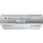 Karcher RA 2050 Unterbauradio (UKW-Radio, CD-Player, USB, USB-Charger, Countdown-Timer, Fernbedienung) silber