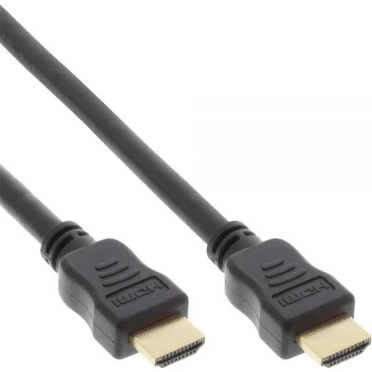 InLine - Video-/Audio-/Netzwerkkabel - HDMI - HDMI, 19-polig (M) - HDMI, 19-polig (M) - 50cm - Dreifachisolierung - Schwarz (17555P)