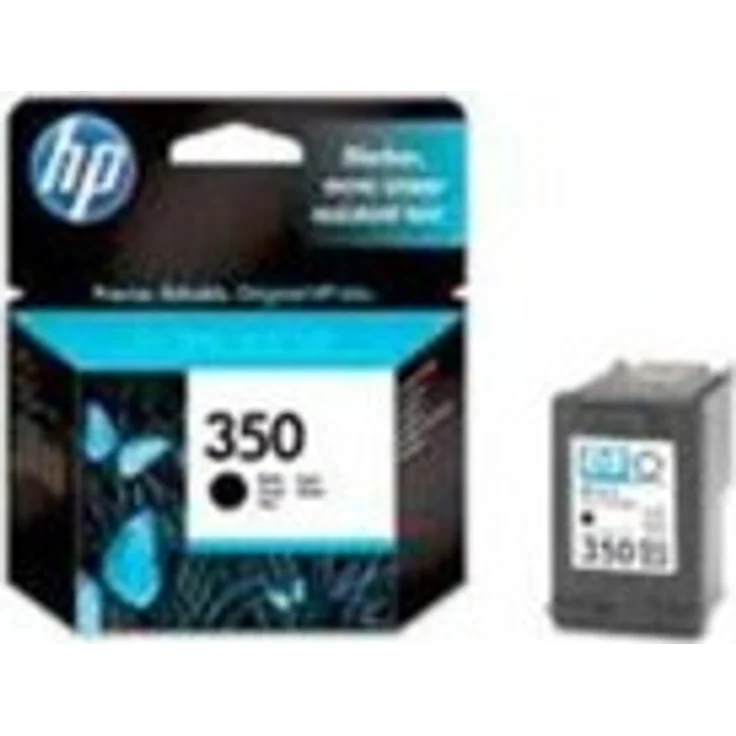 HP 350 Schwarz Original Tintenpatrone (CB335EE) – Bild 1