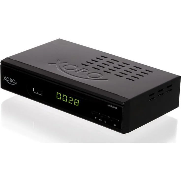 Xoro HRS 8660 digitaler Satelliten-Receiver mit LAN Anschluss HDTV, DVB-S2, HDMI, SCART, PVR-Ready, USB 2,0 schwarz – Bild 2