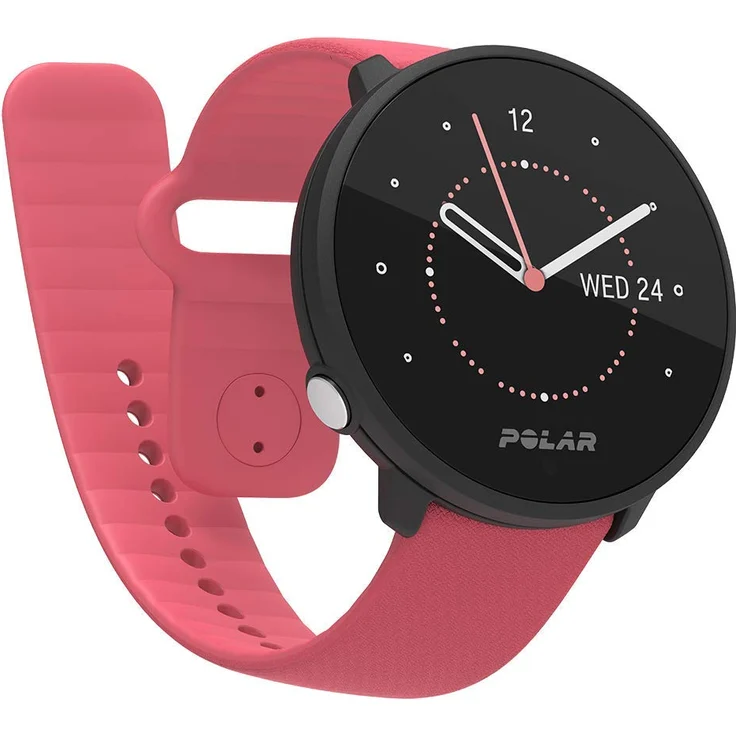 Polar Unite Fitness-Tracker GPS, Unisex, S-L, Silikonarmband, Pink (90081802) – Bild 2