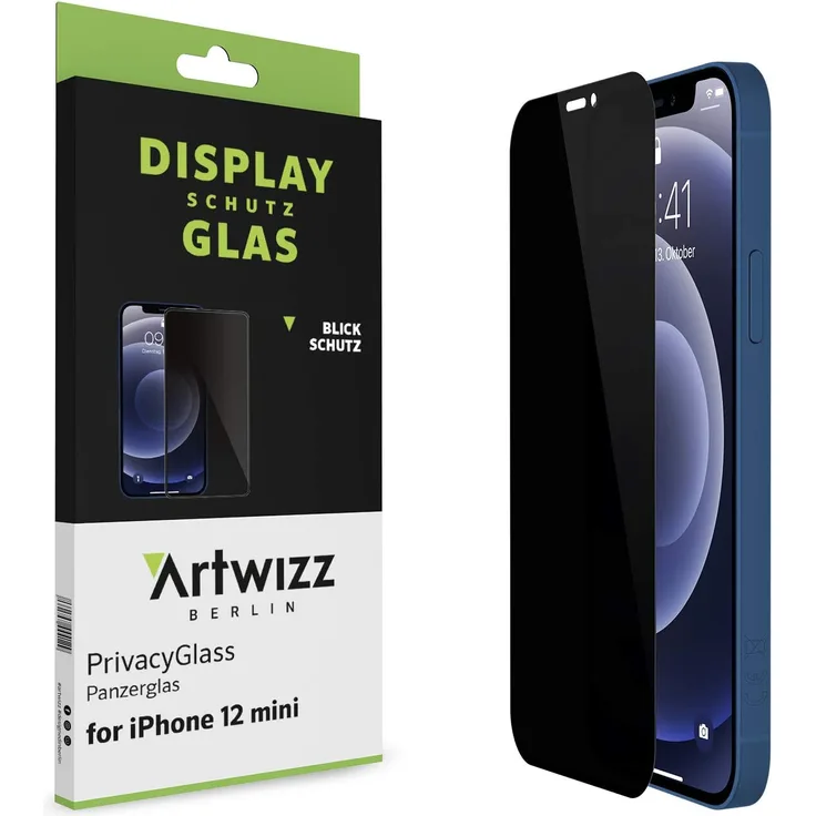 Artwizz PrivacyGlass Displayschutz für Apple iPhone 12 mini