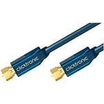 Clicktronic Casual SAT Antennenkabel (F-Stecker-F-Stecker, 95 dB, 5m)