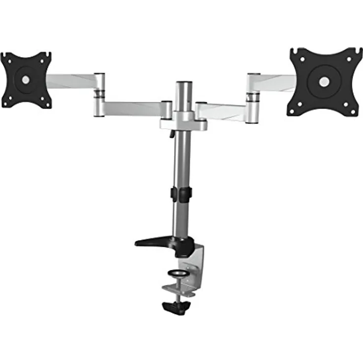 Icy Box IB-MS404-T Monitorständer mit Tischhalterung Silber