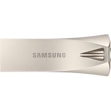 Image for Samsung BAR Plus 256GB Typ-A 400 MB-s USB 3.1 Flash Drive Champagne Silver (MUF-256BE3-APC)