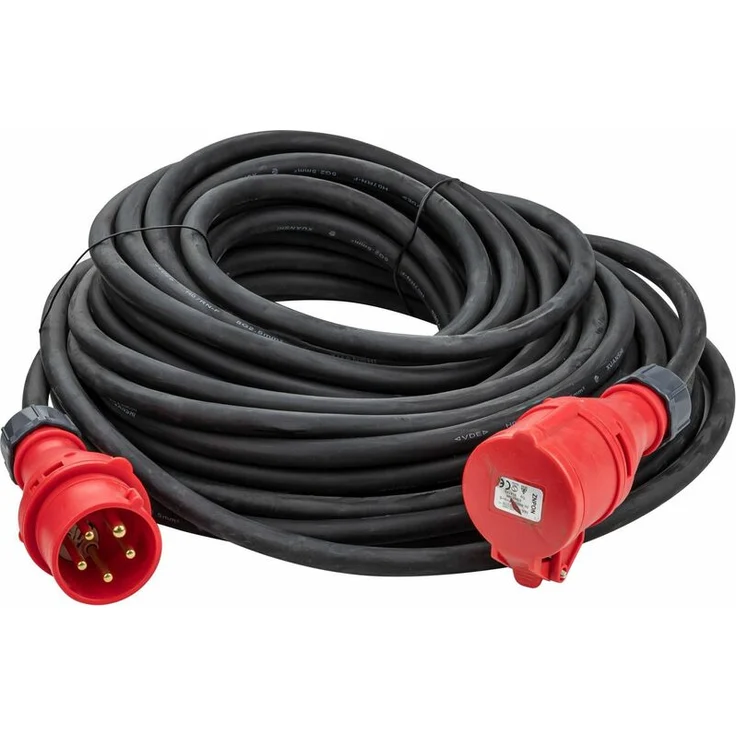 25m E Verlängerungskabel H07RNF 16A 5x2,5qmm Starkstromkabel Baustromkabel