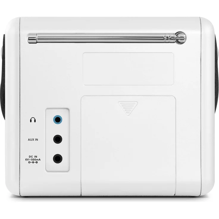 Nordmende Transita 110 Retro Tragbares Radio, OLED-Display, weiß – Bild 2