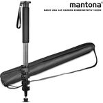 Mantona Basic UNA 44C Carbon Einbeinstativ 182cm