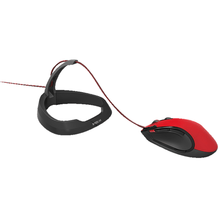 Speedlink ADJIX Mouse Bungee Kabelführung für Computer-Mäuse - sichere Fixierung des Mauskabels , schwarz – Bild 2