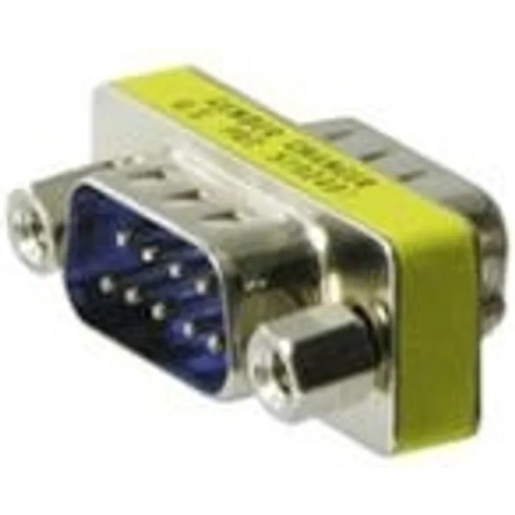 Gender Changer D-SUB 9 pol. Stecker auf 9 pol. Stecker