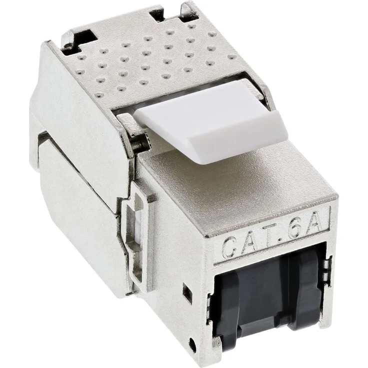InLine Keystone RJ45 Buchse / LSA Einsatz, SNAP-In, Cat.6a, mit Staubschutz