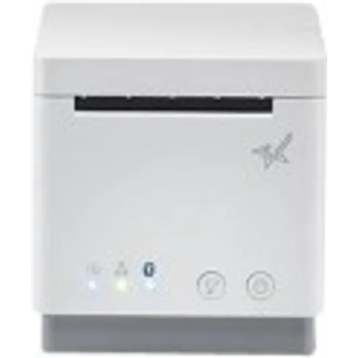 Star Micronics mC-Print2 MCP21 LB WT E+U Belegdrucker Thermopapier Rolle 5,8 cm 203 dpi bis zu 100 mm pro Sek. USB LAN Bluetooth USB-Host Lightning automatisches Schneiden weiß (39653090)