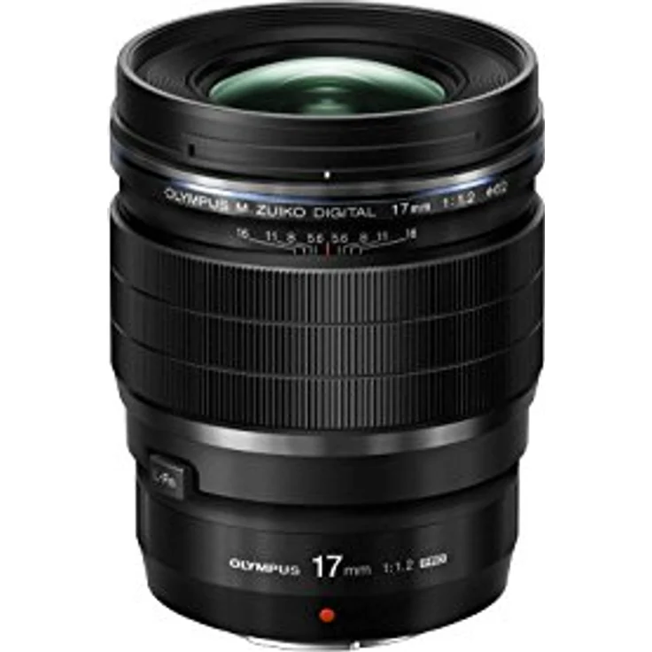 Olympus M.Zuiko Digital ED 17mm F1.2 PRO Objektiv, lichtstarke Festbrennweite, geeignet für alle MFT-Kameras (Olympus OM-D & PEN Modelle, Panasonic G-Serie), schwarz – Bild 1