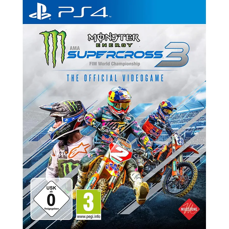 Monster Energy Supercross 3 - The Official Videogame (PS4)