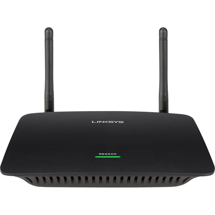 Linksys RE6500W-EJ AC1200 WLAN Repeater (1200 Mbit-s, Dual Band, WPS, 4x Gigabit Port), schwarz