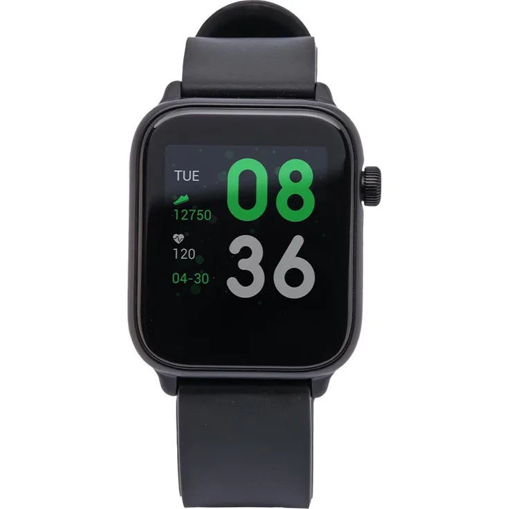 Xplora Xmove Smartwatch Unisex, 35 x 41,5 mm, Silikonarmband, Schwarz