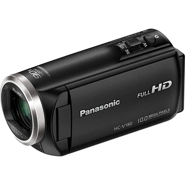 Panasonic HC-V180EG-K Full HD Camcorder (1-5, 8 Zoll Sensor, Full HD, 50x optischer Zoom, 28 mm Weitwinkel, opt. 5-Achsen Bildstabilisator Hybrid OIS+) schwarz – Bild 7