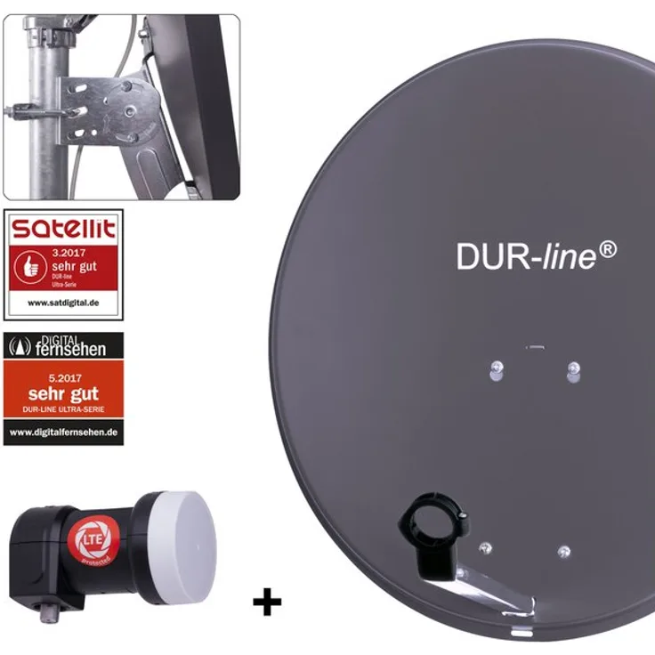 DUR-line MDA 60 A + +Ultra Single LNB - 1 TN LNB Set