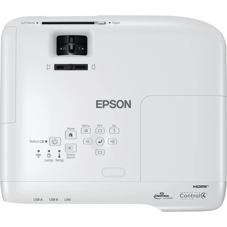 Epson EB-992F Business-Beamer, LCD, Full HD (1920 x 1080), Kontrast 16000:1, 4000 ANSI-Lumen, Bildverhältnis 16:9, weiß – Bild 4