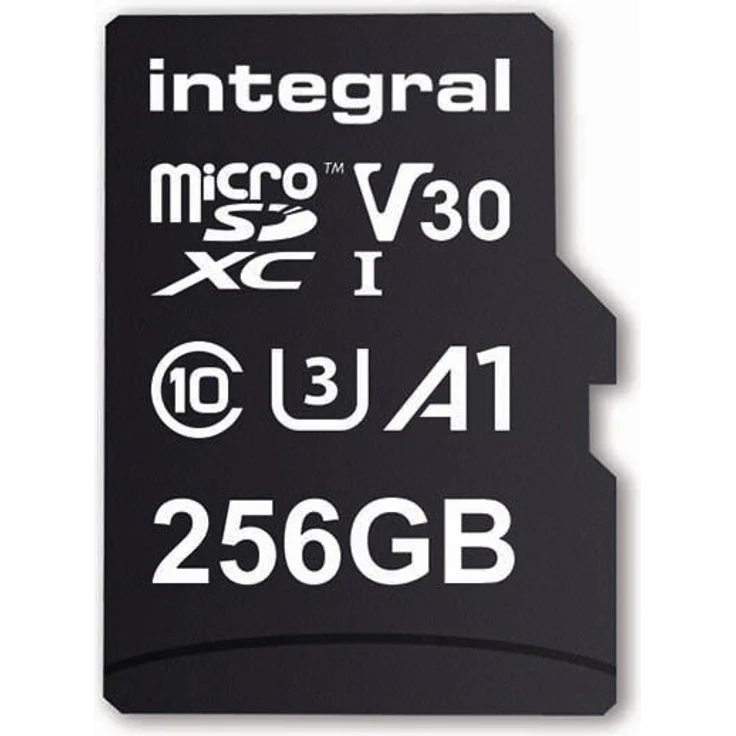 Integral Premium High Speed R100/W90 microSDXC 256GB Kit, UHS-I U3, A1, Class 10 (INMSDX256G-100/90V30) – Bild 1