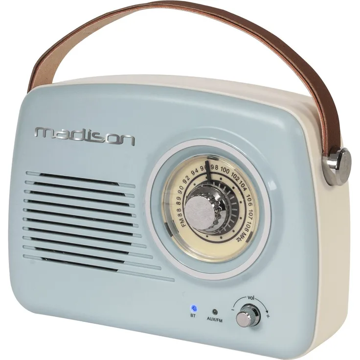 Madison - FREESOUND-VR30 - TRAGBARES NOSTALGIE RADIO MIT BLUETOOTH & FM 30W