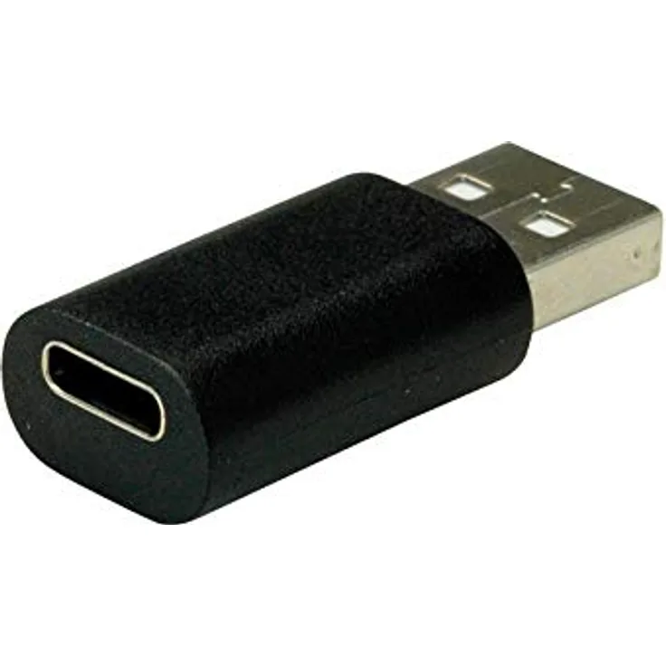 VALUE USB 2.0 Adapter | USB Typ A - C | Stecker-Buchse | Zum Anschluss von Geräten mit USB-C Stecker an einen USB 2.0 Typ A Anschluss!